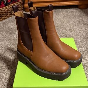 Sam Edelman Laguna Tawny Brown Chelsea Boots